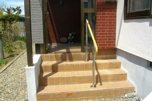 1、手すりの取り付け