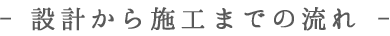 WORKS - 施工事例 -